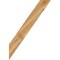Ekena Millwork 6"W x 28"D x 40"H Traditional Rough Sawn Knee Brace, Western Red Cedar BRC06X28X40TRA00RWR - alternate 2